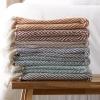 imageDII Diamond Throw Collection Woven Cotton 50x60 CinnamonAqua