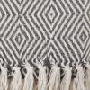 imageDII Diamond Throw Collection Woven Cotton 50x60 CinnamonGray