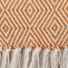 imageDII Diamond Throw Collection Woven Cotton 50x60 CinnamonPumpkin Spice