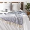 imageDII Diamond Throw Collection Woven Cotton 50x60 Stonewash Blue