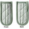 imageDII Double Strip Chef Kitchen Cooking ampamp Baking Collection Pan Handle Set 6x3 Aqua 3 PieceArtichoke Green