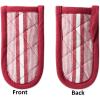 imageDII Double Strip Chef Kitchen Cooking ampamp Baking Collection Pan Handle Set 6x3 Aqua 3 PieceBarn Red