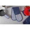imageDII Double Strip Chef Kitchen Cooking ampamp Baking Collection Pan Handle Set 6x3 Aqua 3 PieceFrench Blue