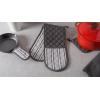 imageDII Double Strip Chef Kitchen Cooking ampamp Baking Collection Pan Handle Set 6x3 Aqua 3 PieceMineral Gray