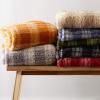 imageDII Farmhouse Plaid Collection Plush Throw 50x60 GrayBlack