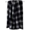 imageDII Farmhouse Plaid Collection Plush Throw 50x60 GrayBlack