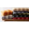 imageDII Farmhouse Plaid Collection Plush Throw 50x60 GrayPumpkin Spice