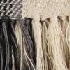 imageDII Farmhouse Woven Throw 50x60 with 3quot Fringe French Blue 1 PieceBlack