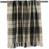 imageDII Farmhouse Woven Throw 50x60 with 3quot Fringe French Blue 1 PieceBlack