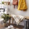 imageDII Farmhouse Woven Throw 50x60 with 3quot Fringe French Blue 1 PieceStone