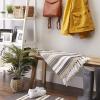 imageDII Farmhouse Woven Throw 50x60 with 3quot Fringe French Blue 1 PieceStone