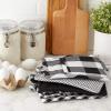 imageDII Gingham Check Kitchen Collection Navy Potholder SetBlack