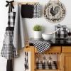 imageDII Gingham Check Kitchen Collection Navy Potholder SetBlack