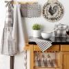 imageDII Gingham Check Kitchen Collection Navy Potholder SetGray