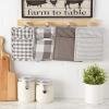 imageDII Gingham Check Kitchen Collection Navy Potholder SetGray