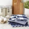 imageDII Gingham Check Kitchen Collection Navy Potholder SetNavy