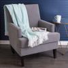 imageDII Global Mini Diamond Woven Throw 50x60 Nautical BlueAqua