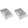 imageDII Global Mini Diamond Woven Throw 50x60 Nautical BlueBlack