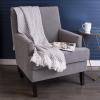 imageDII Global Mini Diamond Woven Throw 50x60 Nautical BlueGray
