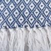 imageDII Global Mini Diamond Woven Throw 50x60 Nautical BlueNautical Blue