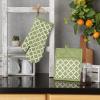 imageDII Lattice Basics Collection Kitchen Essentials Pan Handle Set Nautical Blue 3 PieceAntique Green