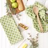 imageDII Lattice Basics Collection Kitchen Essentials Pan Handle Set Nautical Blue 3 PieceAntique Green