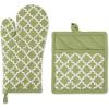 imageDII Lattice Basics Collection Kitchen Essentials Pan Handle Set Nautical Blue 3 PieceAntique Green