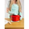 imageDII Lattice Basics Collection Kitchen Essentials Pan Handle Set Nautical Blue 3 PieceAqua