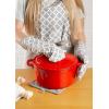 imageDII Lattice Basics Collection Kitchen Essentials Pan Handle Set Nautical Blue 3 PieceGray