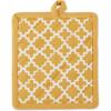 imageDII Lattice Basics Collection Kitchen Essentials Pan Handle Set Nautical Blue 3 PieceHoney Gold
