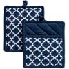 imageDII Lattice Basics Collection Kitchen Essentials Pan Handle Set Nautical Blue 3 PieceNautical Blue