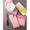 imageDII Lattice Basics Collection Kitchen Essentials Pan Handle Set Nautical Blue 3 PieceRose Pink
