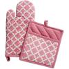 imageDII Lattice Basics Collection Kitchen Essentials Pan Handle Set Nautical Blue 3 PieceRose Pink