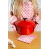 imageDII Lattice Basics Collection Kitchen Essentials Pan Handle Set Nautical Blue 3 PieceRose Pink