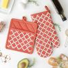 imageDII Lattice Basics Collection Kitchen Essentials Pan Handle Set Nautical Blue 3 PieceSpice