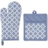 imageDII Lattice Basics Collection Kitchen Essentials Pan Handle Set Nautical Blue 3 PieceStonewash Blue