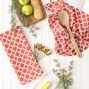 imageDII Lattice Basics Collection Kitchen Essentials Pan Handle Set Nautical Blue 3 PieceVintage Red