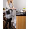 imageDII Lattice Basics Collection Kitchen Essentials Pan Handle Set Nautical Blue 3 PieceWhite
