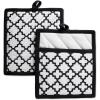 imageDII Lattice Basics Collection Kitchen Essentials Pan Handle Set Nautical Blue 3 PieceWhite