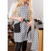 imageDII Lattice Basics Collection Kitchen Essentials Pan Handle Set Nautical Blue 3 PieceWhite