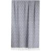 imageDII Modern Cotton Geometric Blanket Throw with Fringe for Chair Couch Picnic Camping Beach ampamp Keep Cozy with Everyday Use 50x60 OffWhiteFrench Blue
