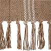 imageDII Modern Farmhouse Plaid Collection Cotton Fringe Throw Blanket 50x60 WhiteStoneStoneOffwhite