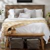 imageDII Modern Farmhouse Plaid Collection Cotton Fringe Throw Blanket 50x60 WhiteStoneWhiteHoney Gold