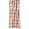 imageDII Modern Farmhouse Plaid Collection Cotton Fringe Throw Blanket 50x60 WhiteStoneWhiteVintage Red