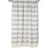 imageDII Rustic Farmhouse Cotton Cabana Striped Blanket Throw with Fringe 50 x 60  Cabana Striped Gray ampamp OffWhiteFrench Blue