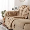 imageDII Rustic Farmhouse Cotton Chevron Blanket Throw with Fringe for Chair Couch Picnic Camping Beach ampamp Everyday Use 50 x 60  Urban Chevron French BlueStone