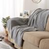 imageDII Rustic Farmhouse Cotton Chevron Blanket Throw with Fringe for Chair Couch Picnic Camping Beach ampamp Everyday Use 50 x 60  Urban Chevron French BlueFrench Blue
