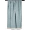 imageDII Rustic Farmhouse Double Diamond Woven Throw 50x60 French BlueTeal