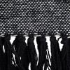 imageDII Stone Stripe Homespun Throw 50x60 with 25quot FringeBlack