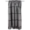 imageDII Stone Stripe Homespun Throw 50x60 with 25quot FringeGray